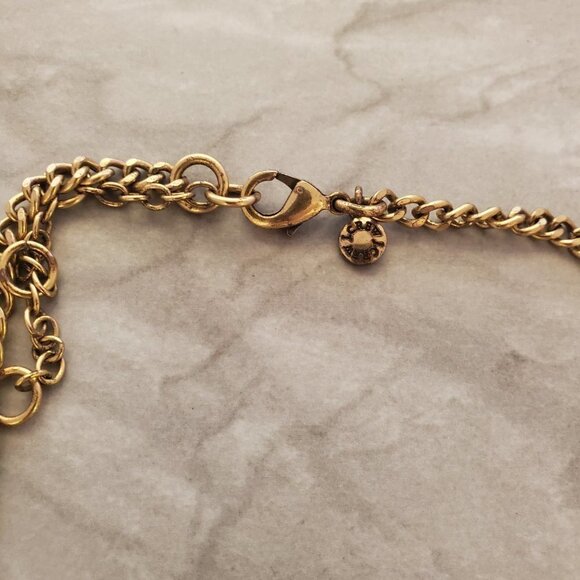 💖 J.Crew Cream Ivory Rhinestones Crystals Pave Cluster Statement Necklace 💖 - Picture 10 of 14